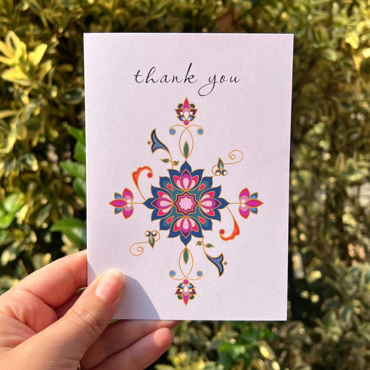 Floral Thank You Card
