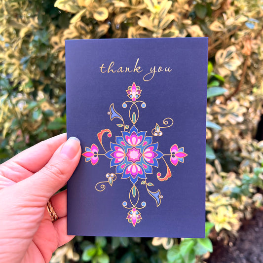 Floral Thank You Card