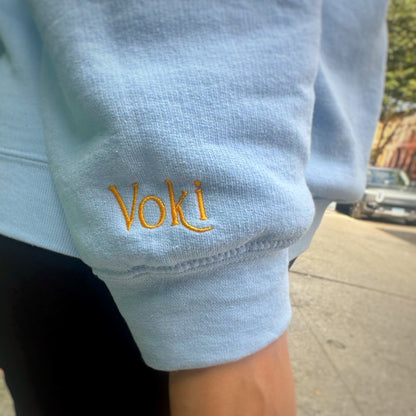 Achkt Luys Blue Unisex Sweater